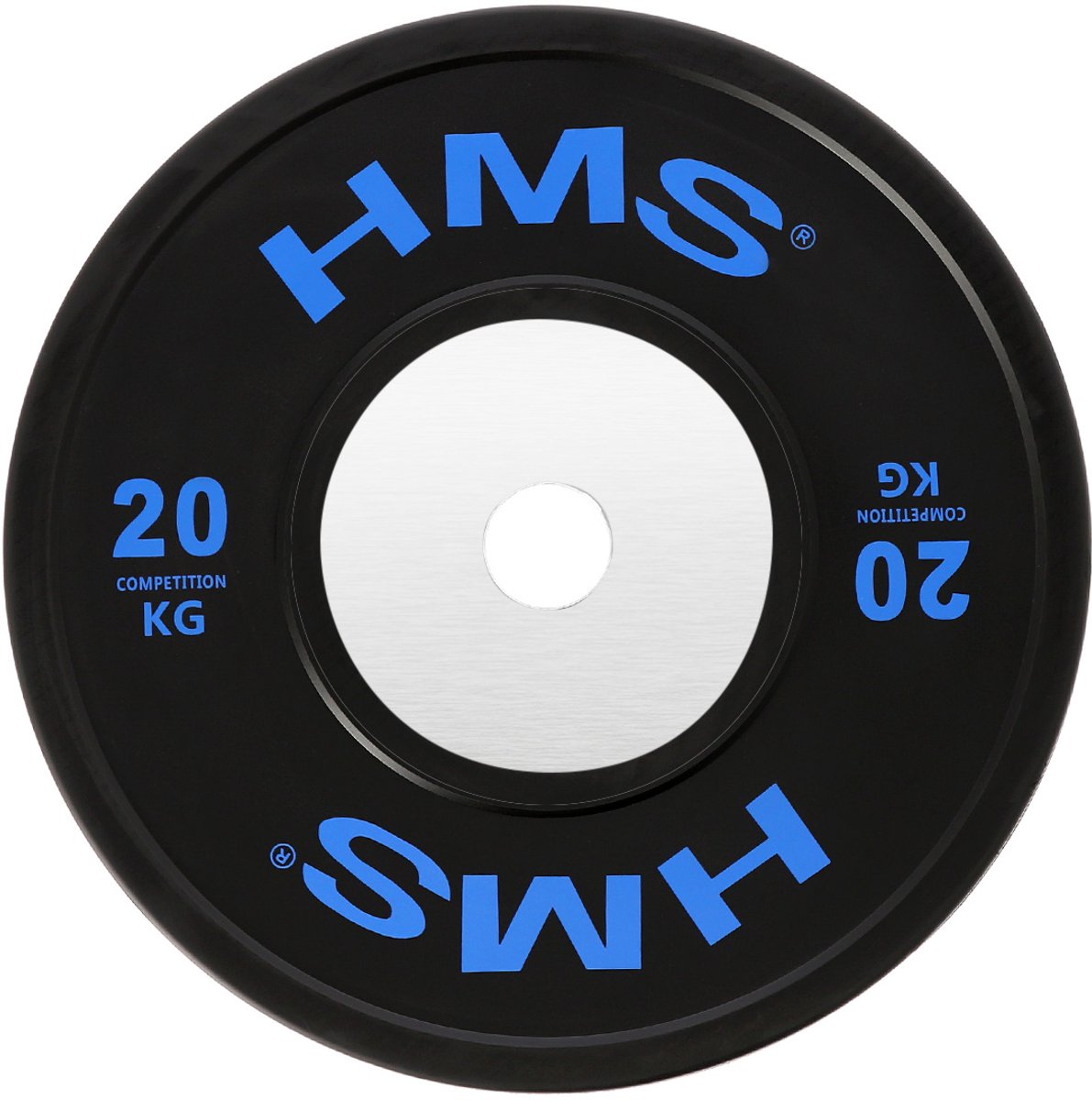 Olympische Halterschijf Rubber 20kg voor Halters