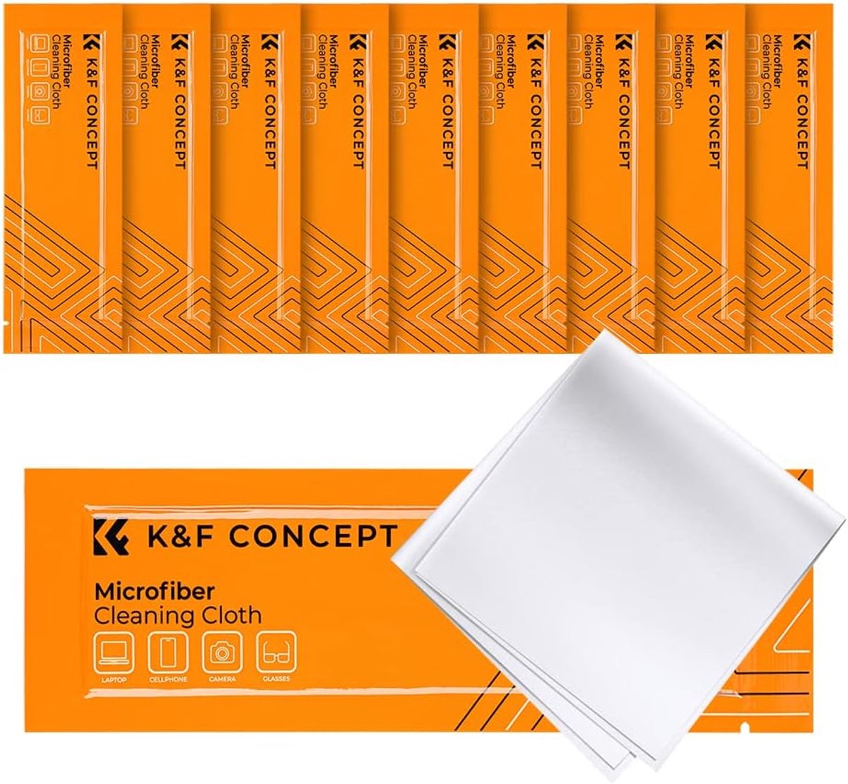 Microfiber Reinigingsdoeken voor Camera en Elektronica - 10 Stuks 15x15cm