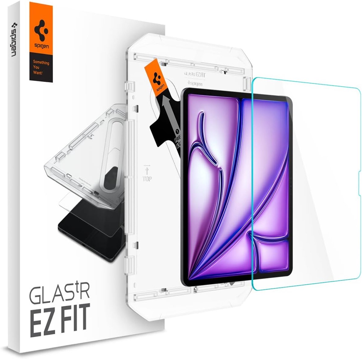 Screenprotector voor iPad Air 13 Inch M2/M3 (2024/2025) - Tempered Glass, Case Friendly