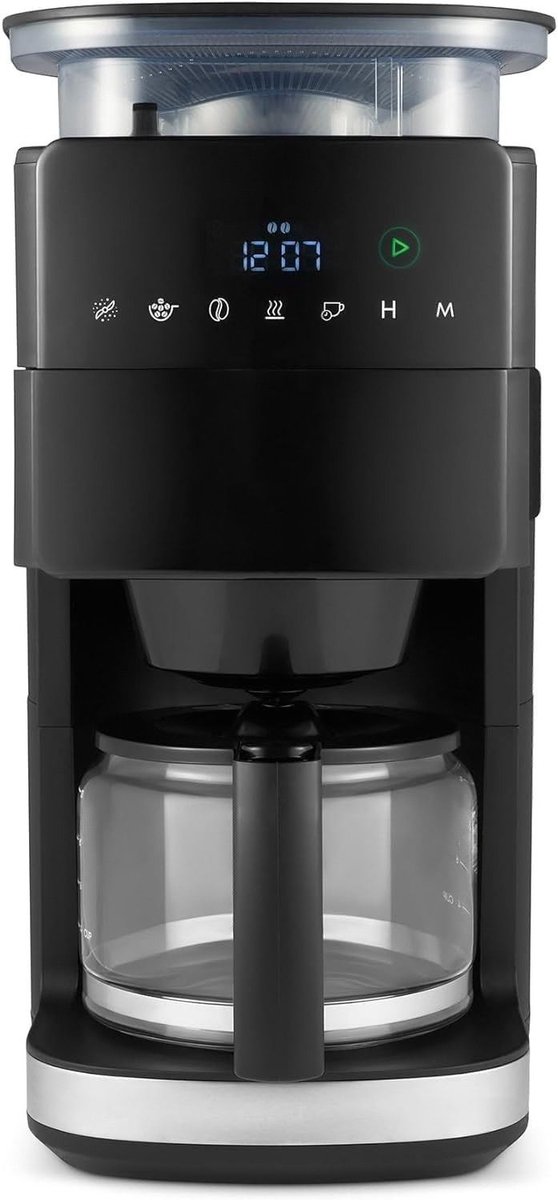 SNJY® Volautomatische Koffiemachine met Bonen - 1000 W Zwart - Deze Informatie volgt nog - €119,95