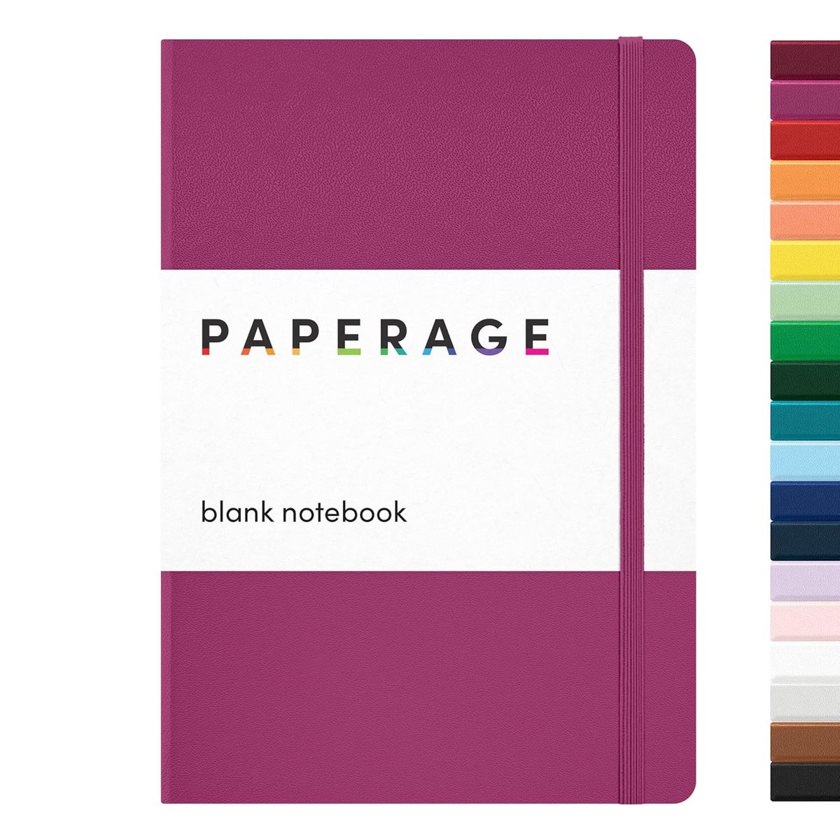 Lege notitieboek 5.6" x 8" - Harde kaft, 160 pagina's, 100 GSM dik papier