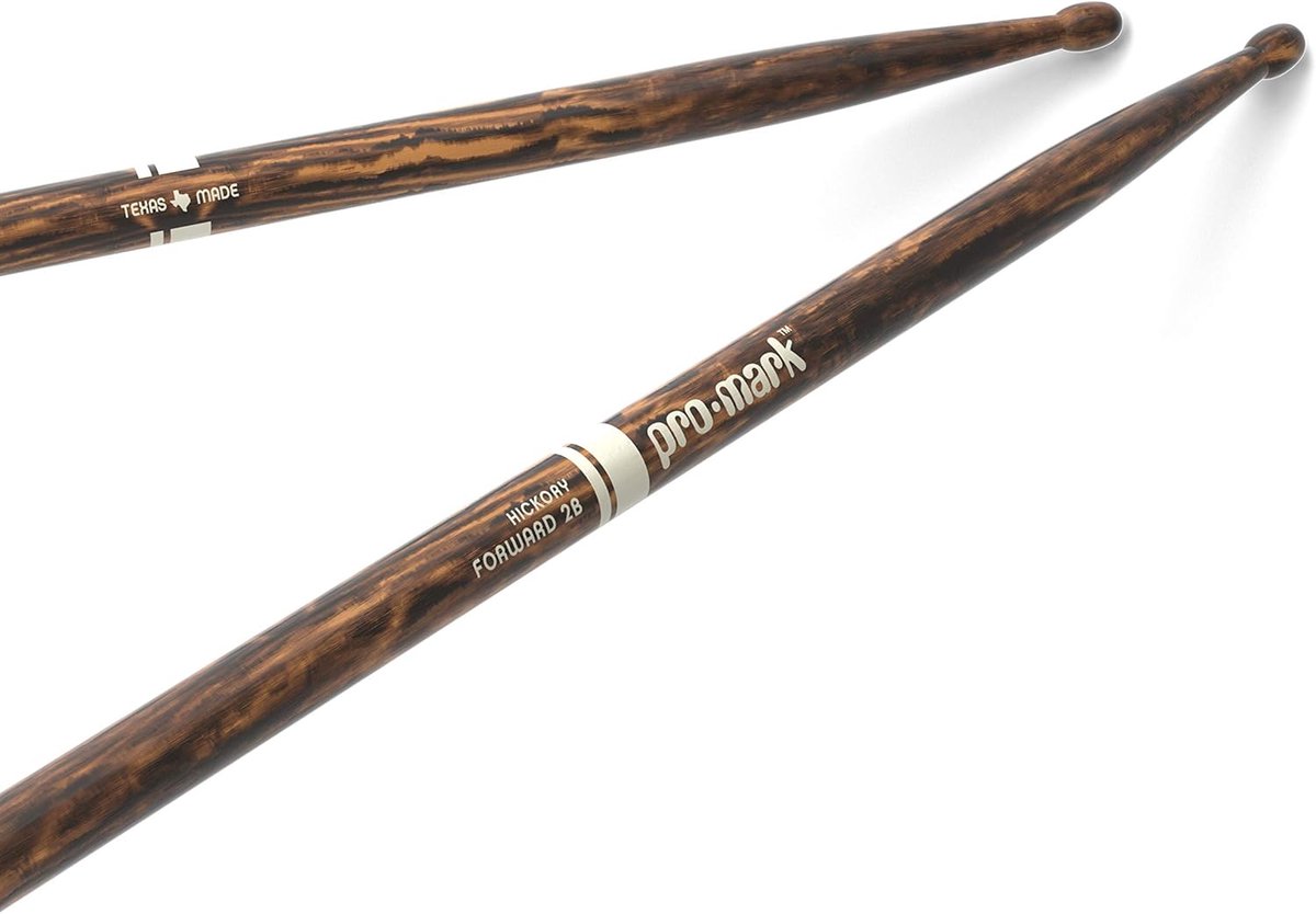 Klassieke 2B Drumstokken van Hickoryhout met Ovale Houten Tip