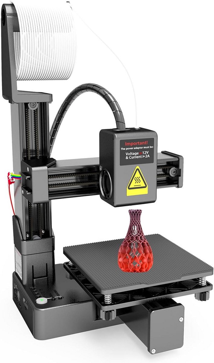 EasyThreed K10 Mini 3D Printer – Voor Beginners & Kinderen – Ideaal voor Hobby, School en Creatieve Projecten – Inclusief Easyware Software – EU Stekker