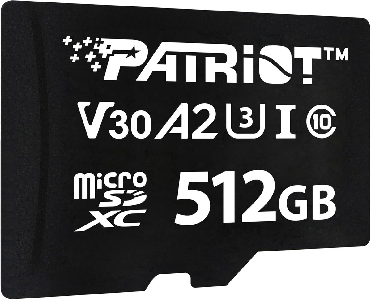 512 GB Micro SDXC Geheugenkaart V30 A2 UHS-I U3 4K UHD