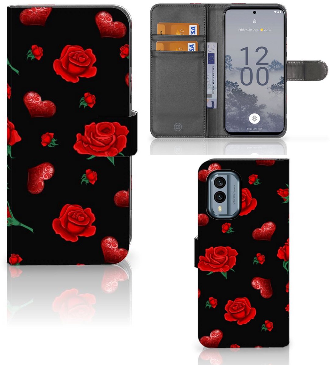 Nokia X30 Leuk Hoesje Valentine