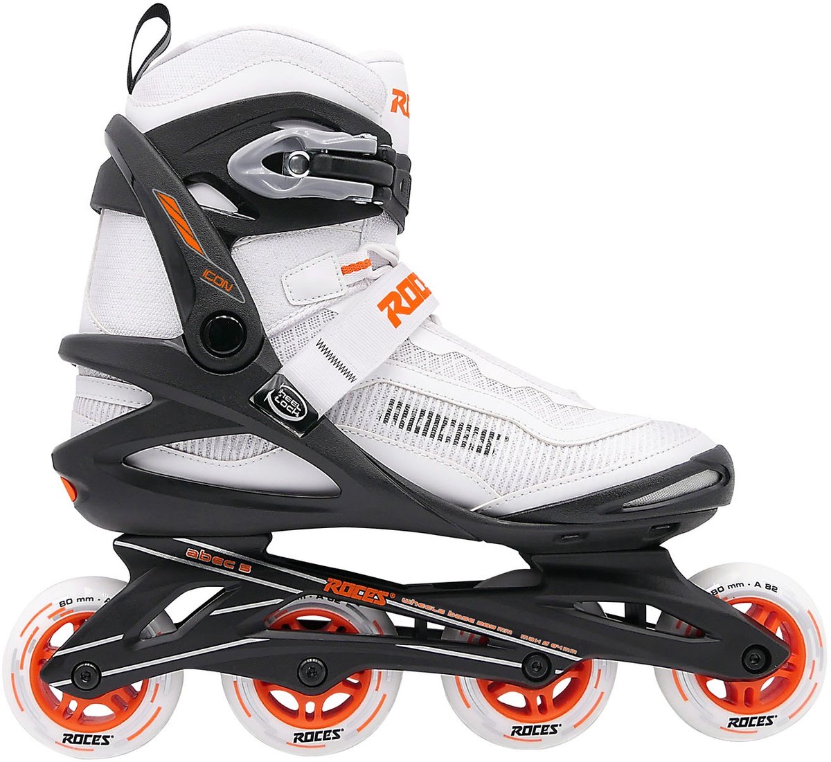 Roces Icon X 80 Skeelers Inline Skates Oranje