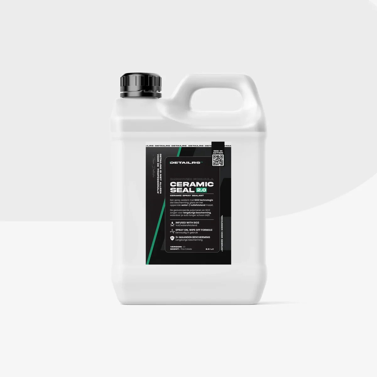 Detailrs Ceramic Seal Jerry can - Autoshampoo - Auto wassen - Autowax - Water & vuilafstotend - Voor Auto & Motor - 2,5L