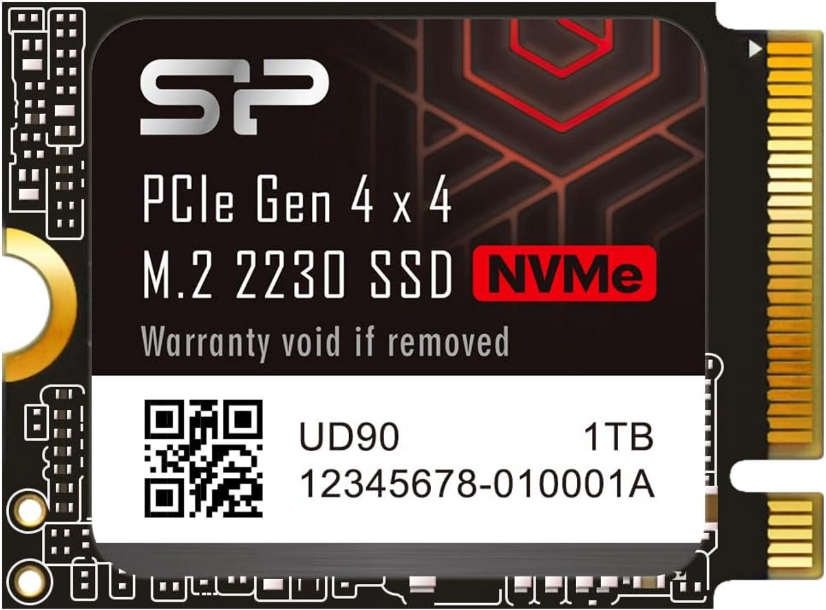 1 TB NVMe 4.0 Gen4 PCIe M.2 SSD voor Gaming en Ultrabooks