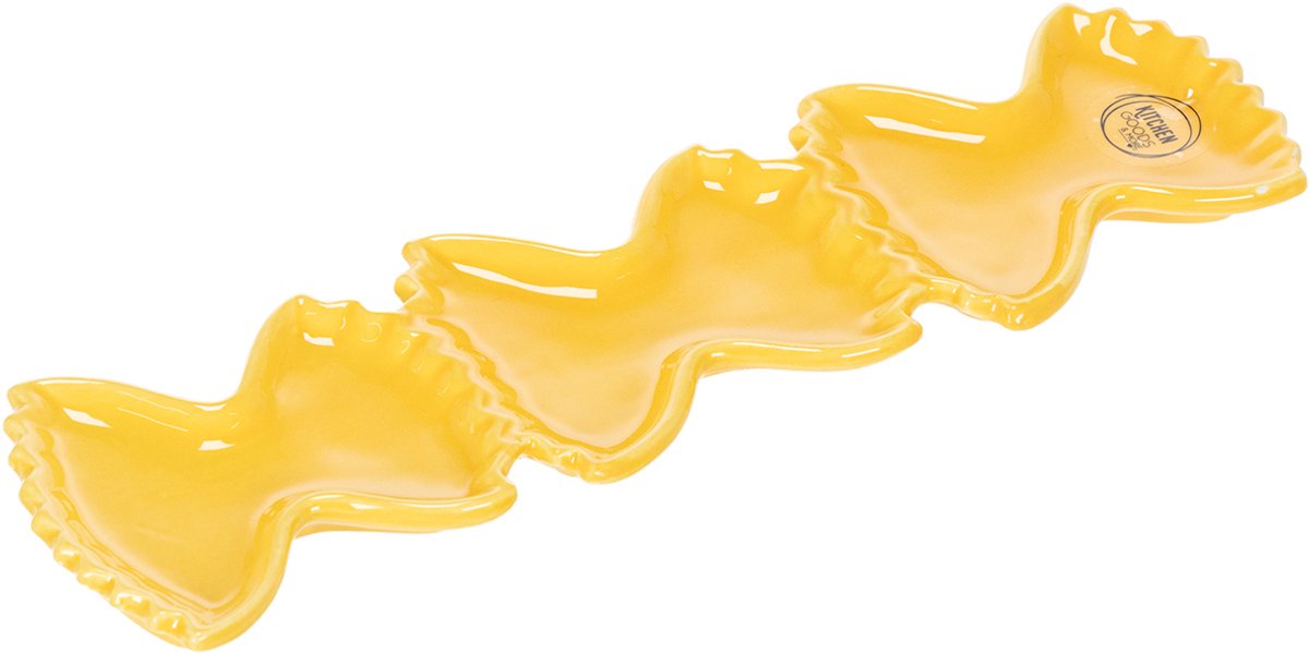 Keramische pastadipkom. De perfecte serveeroplossing voor creatieve ta