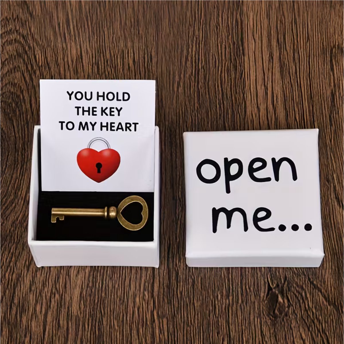 You hold the key my heart - Geschenkje - Sleutel met doosje - Liefdes cadeau - Betekenisvol gebaar