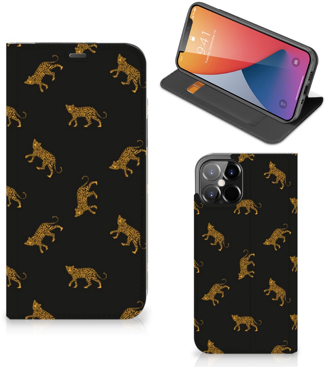 Hoesje maken voor iPhone 12 Pro Max Leopards