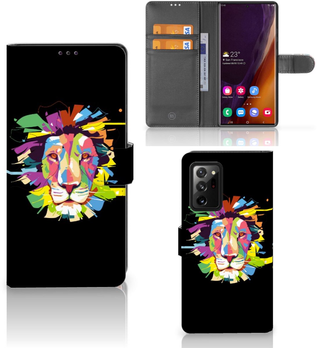 Samsung Galaxy Note20 Ultra Leuk Hoesje Lion Color