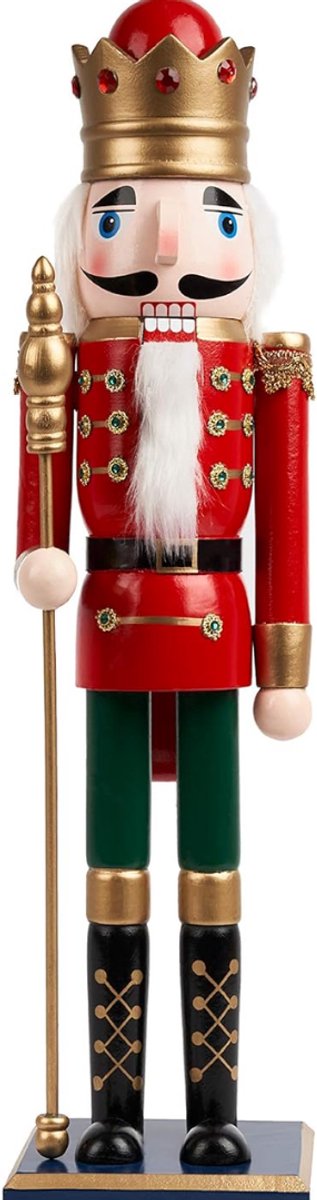 CLVP® Notenkraker Kerstdecoratie - Beeld Voor Binnen - Pop Woonkamer - Hout