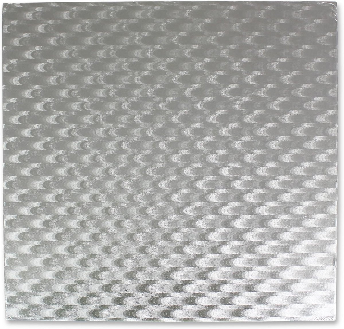 Grote Vierkante Taartkarton 40 cm Zilver - Stevige Basis voor Taarten