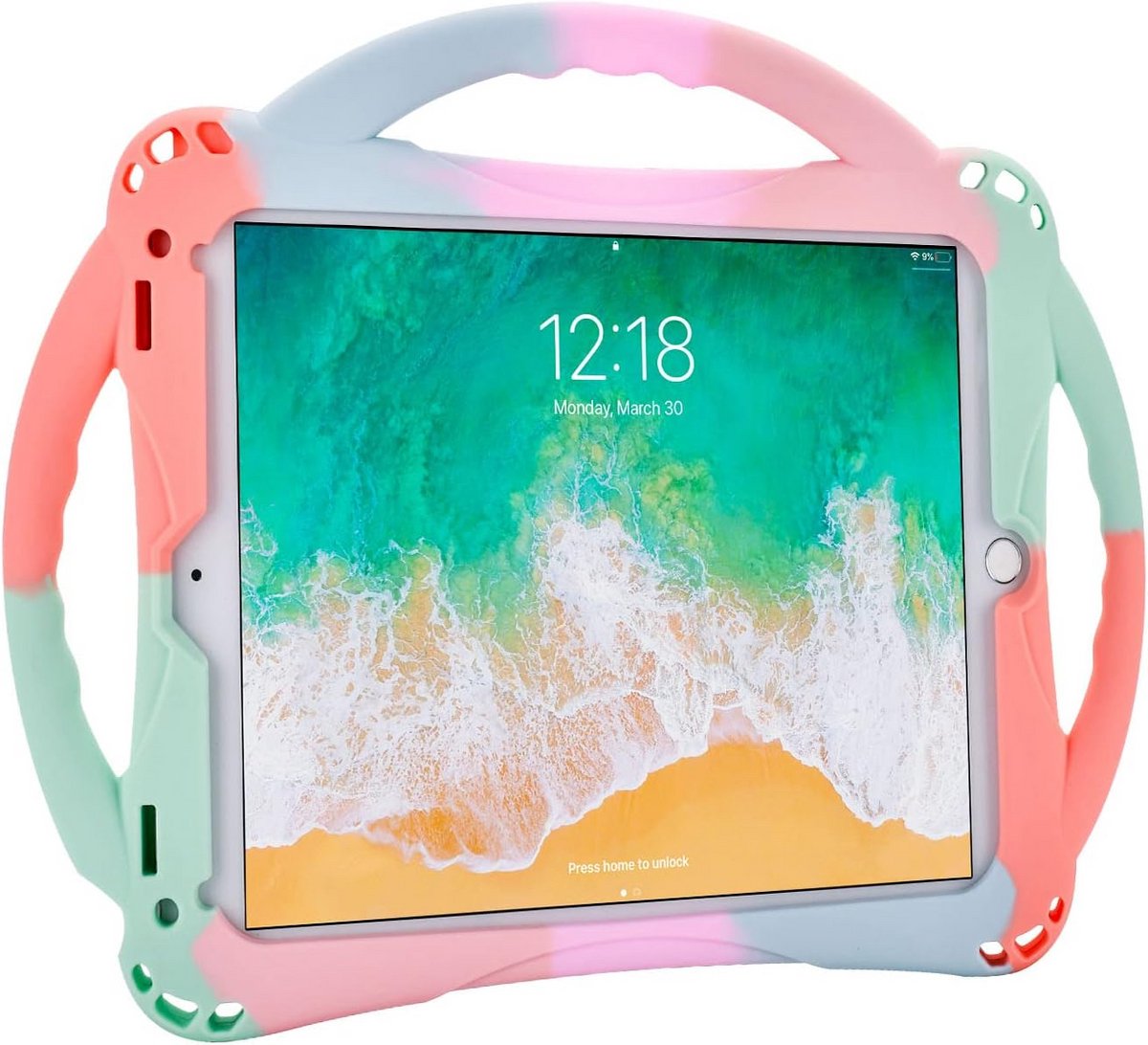 Hoedje voor iPad 5e/6e generatie en iPad Air/Air 2 met handgreep en schokbescherming