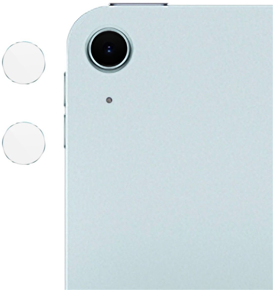 IMAK Camera Lens Protector - Geschikt voor iPad Air 11 (2024/2025/2026) Camera Lens Protector - IMAK 9H Tempered Glass Duo-Pack - Transparant