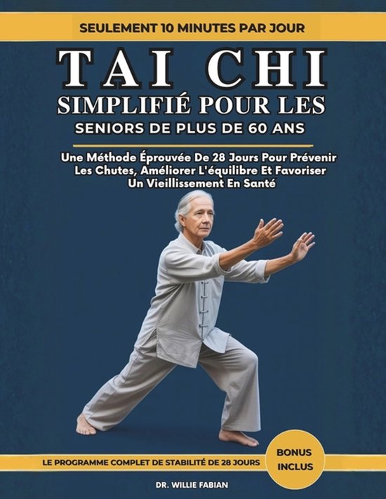 Tai Chi Simplifié Pour Les Seniors De Plus De 60 Ans - cover