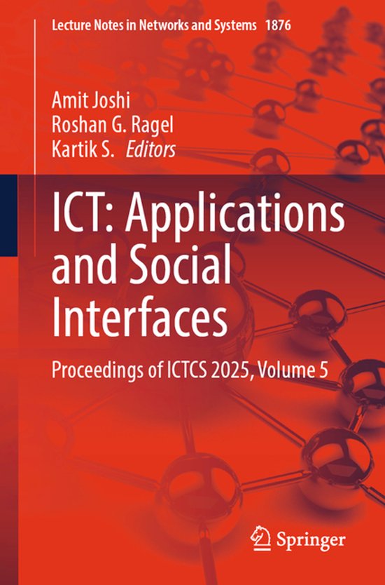 Lecture Notes in Networks and Systems1876- ICT: Applications ... - cover