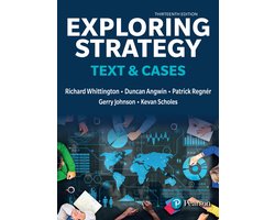 Omslag van Exploring Strategy, Text & Cases