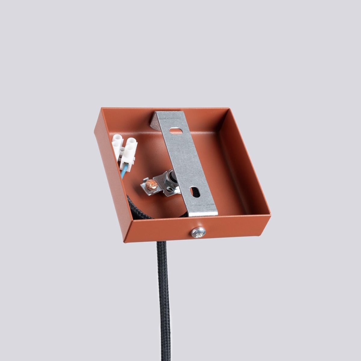 Moderne Pendelarmatuur voor LED lampen - Veelzijdig Design - 1x Lichtbron - Rood Oker - Geschikt voor GU10, max 10W