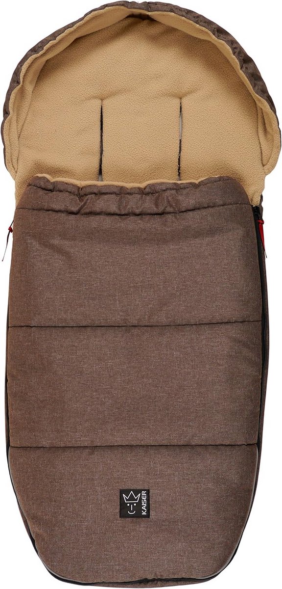 Thermo Fleece Voetenzak Antraciet voor Kinderwagens