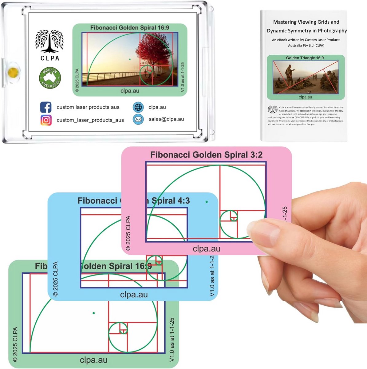 Compositierasters en Viewfinder voor Creatieve Compositie - 4:3, 3:2 en 16:9