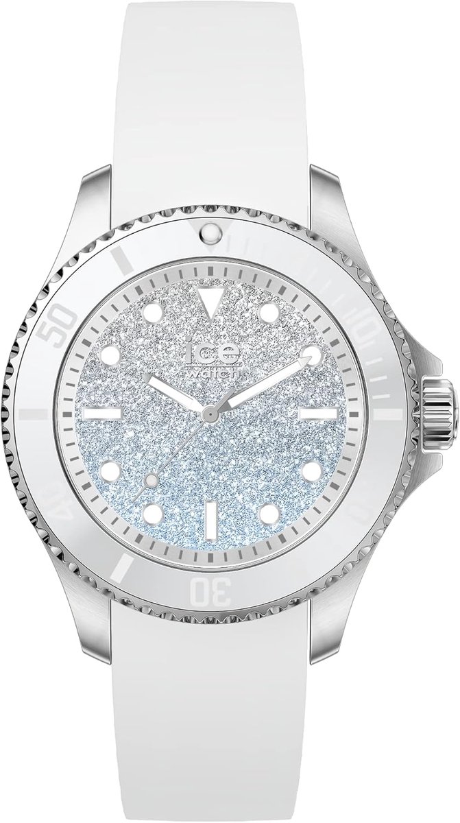Dameshorloge Zilver met Siliconen Band - Stalen Horloge voor Casual en Business