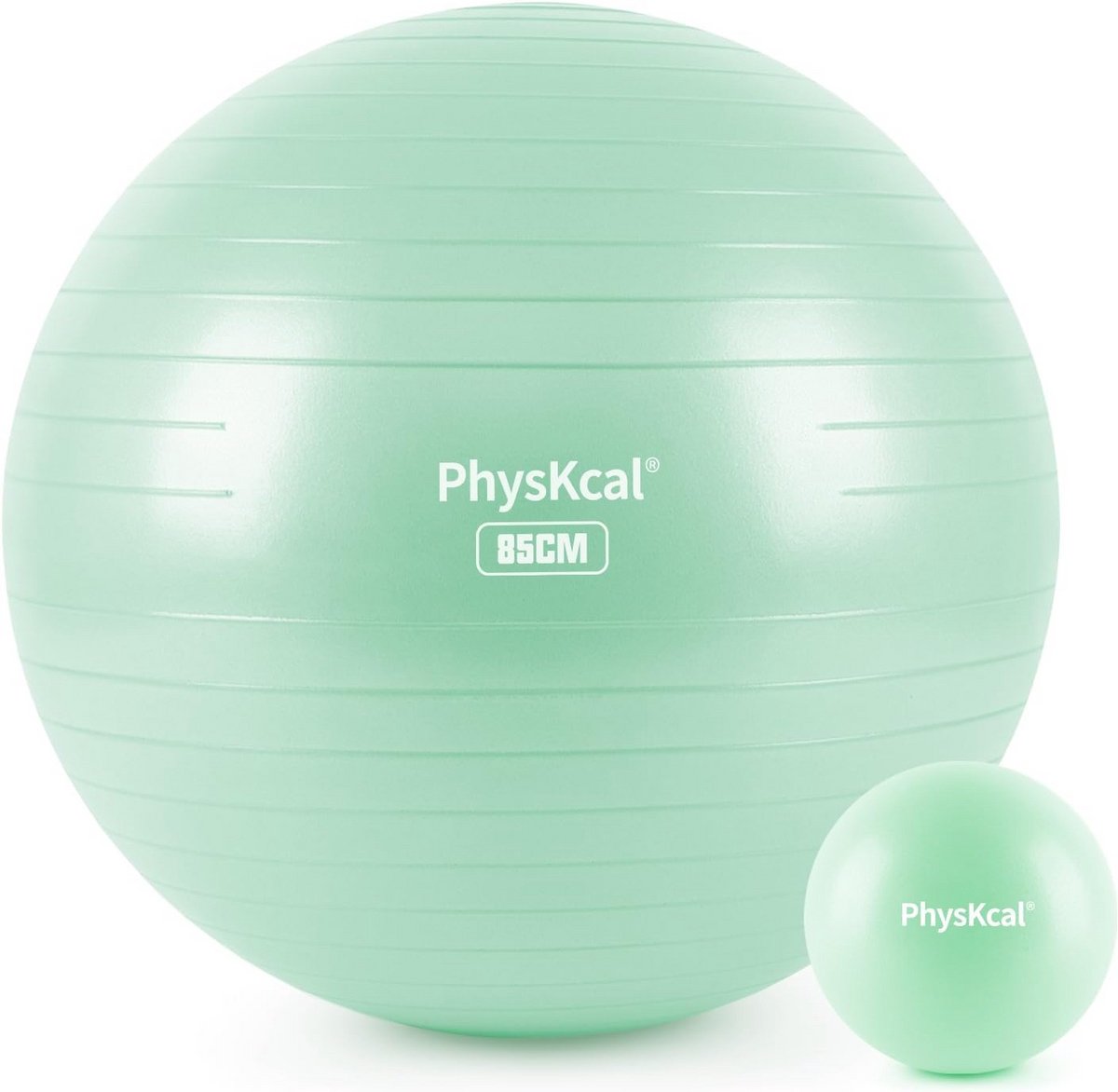 Extra Dikke Fitnessbal Set van 85 cm en 23 cm Pilatesbal voor Yoga en Balanstraining