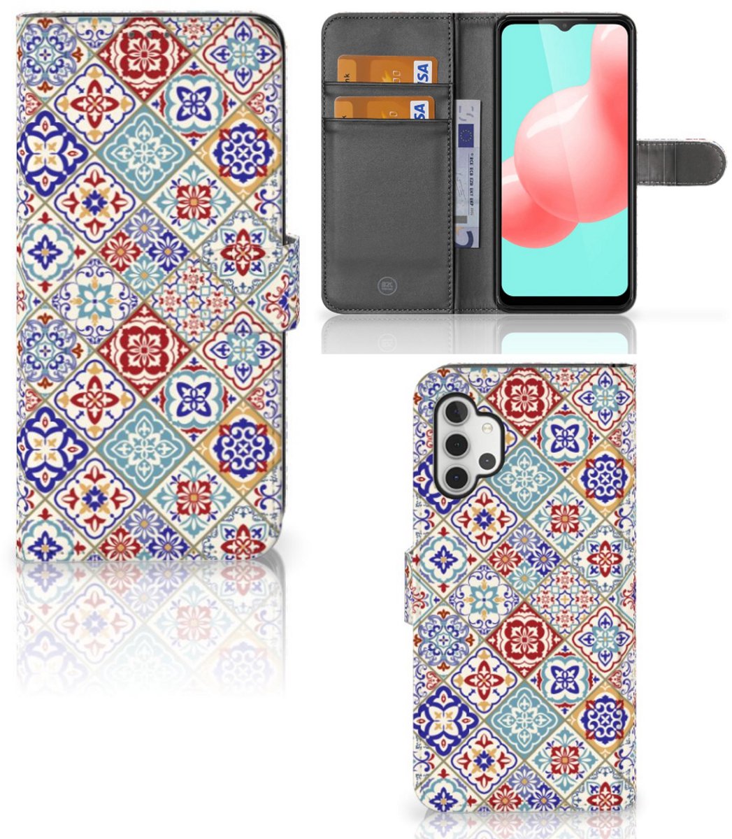 Samsung Galaxy A32 5G Bookcase Tiles Color