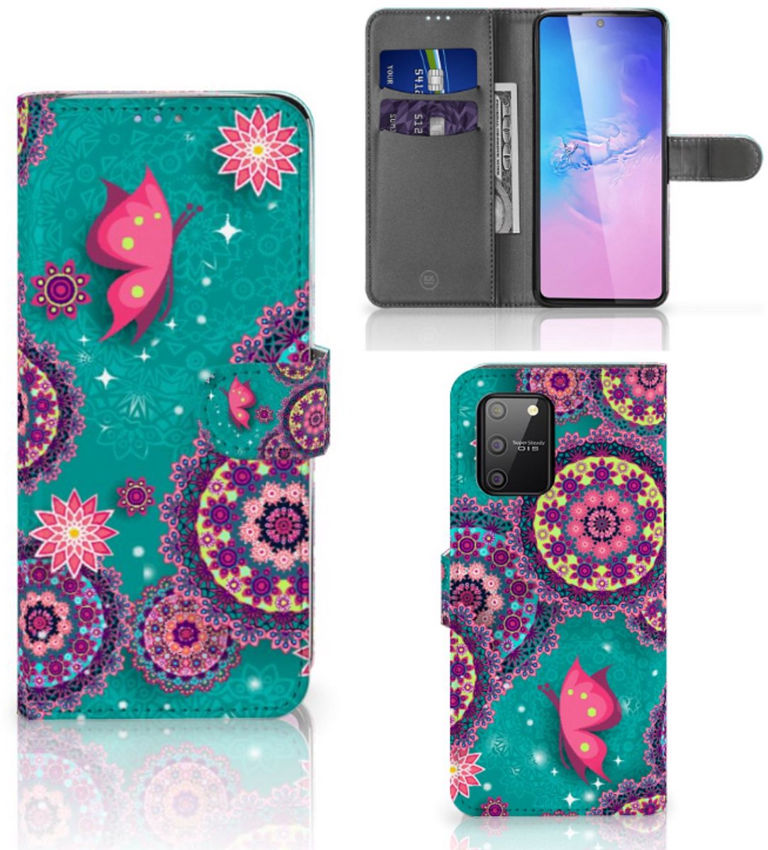Samsung S10 Lite Hoesje Cirkels en Vlinders
