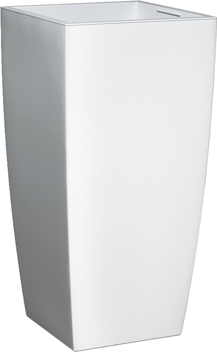 Elezza Infinity Bloempot L35 x B35 x H70 cm - Wit