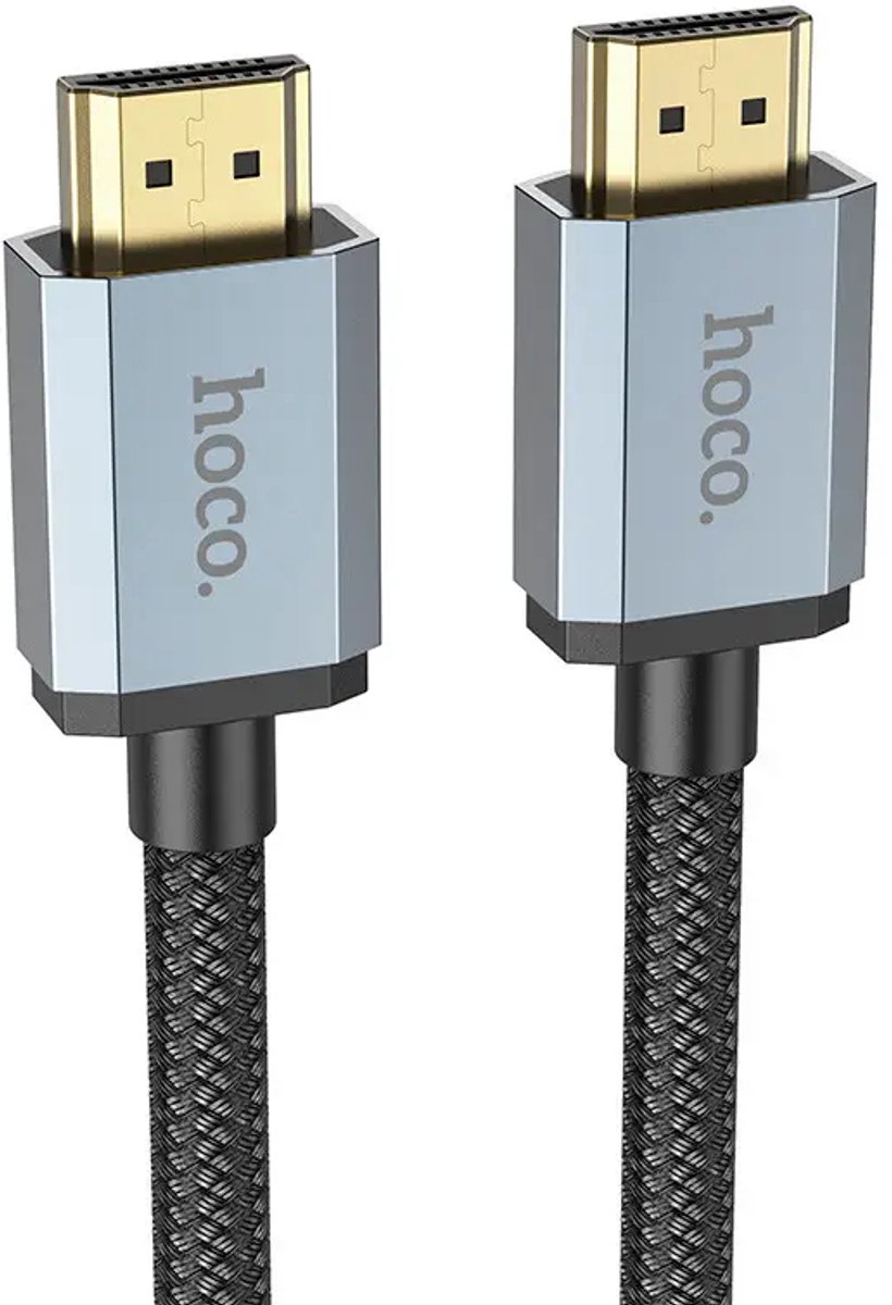 Hoco HDMI Kabel - 1 Meter - 4K 60@Hz - 18Gbps Snelheid voor Monitor, TV of Beamer