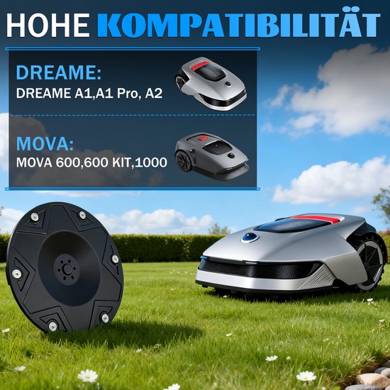 13 stuks Accessoires voor robotmaaier - geschikt voor DREAME A1 / A1 Pro / A2 & MOVA 600 / 600 KIT / 1000 - onkruid - grasmaaier draaiplateau - robotmaaier messen van Merkloos	 — afbeelding 5