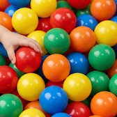 Relaxdays Ballenbak 50 Ballen - Baby - Vierkante Ballenbad - Pop Up Babyballenbad Bpa Vrij