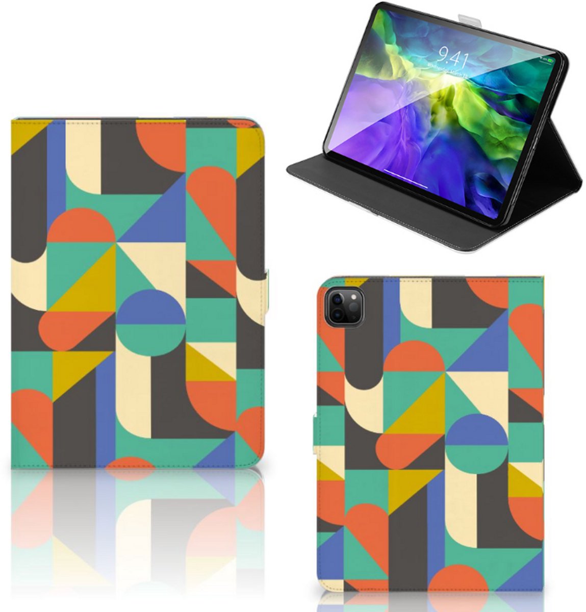 iPad Pro 11 2020/2021/2022 Tablet Hoes Funky Retro