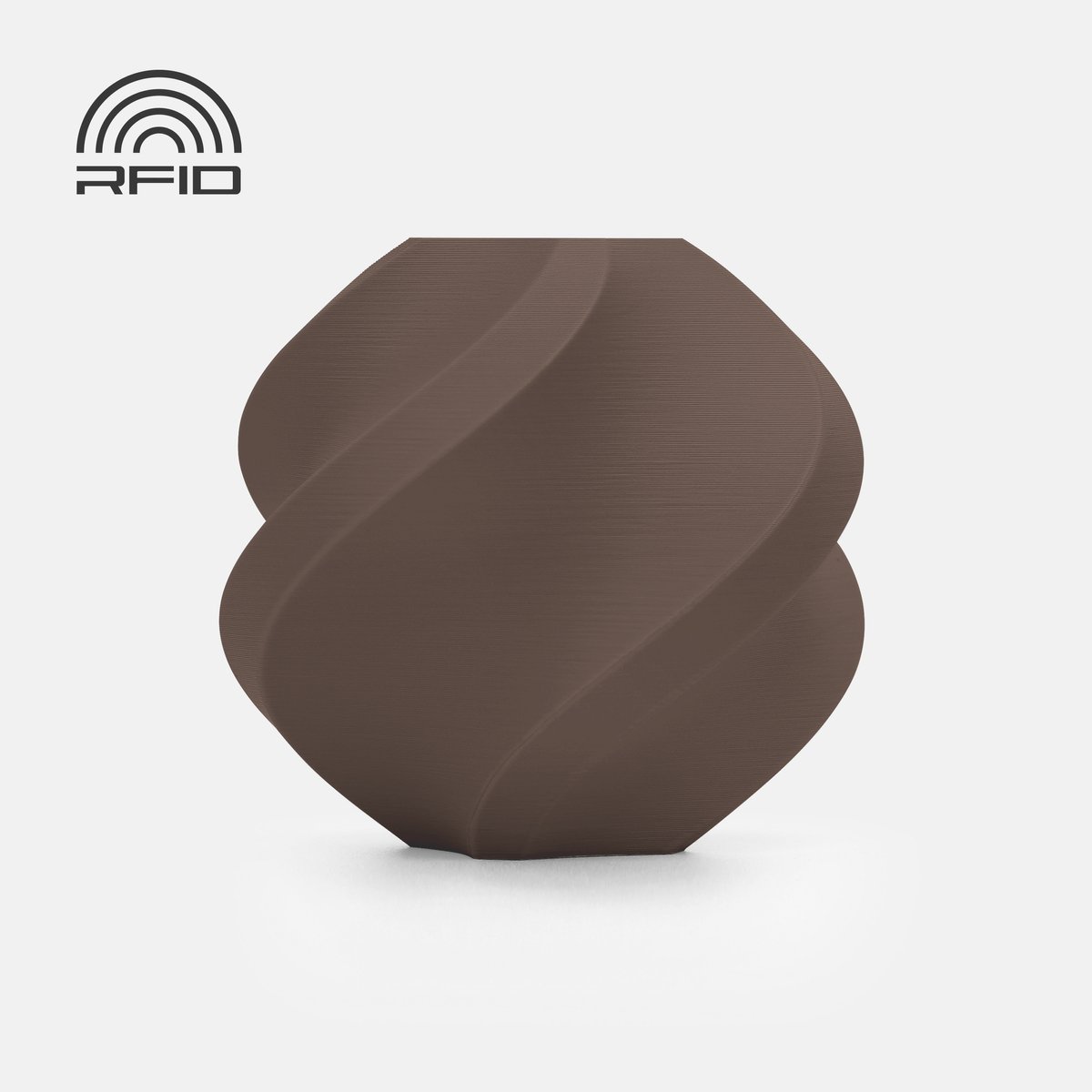 Bambu Lab - PLA Matte 1.75mm Filament – 1kg – donkerbruin (dark brown) - zonder spoel