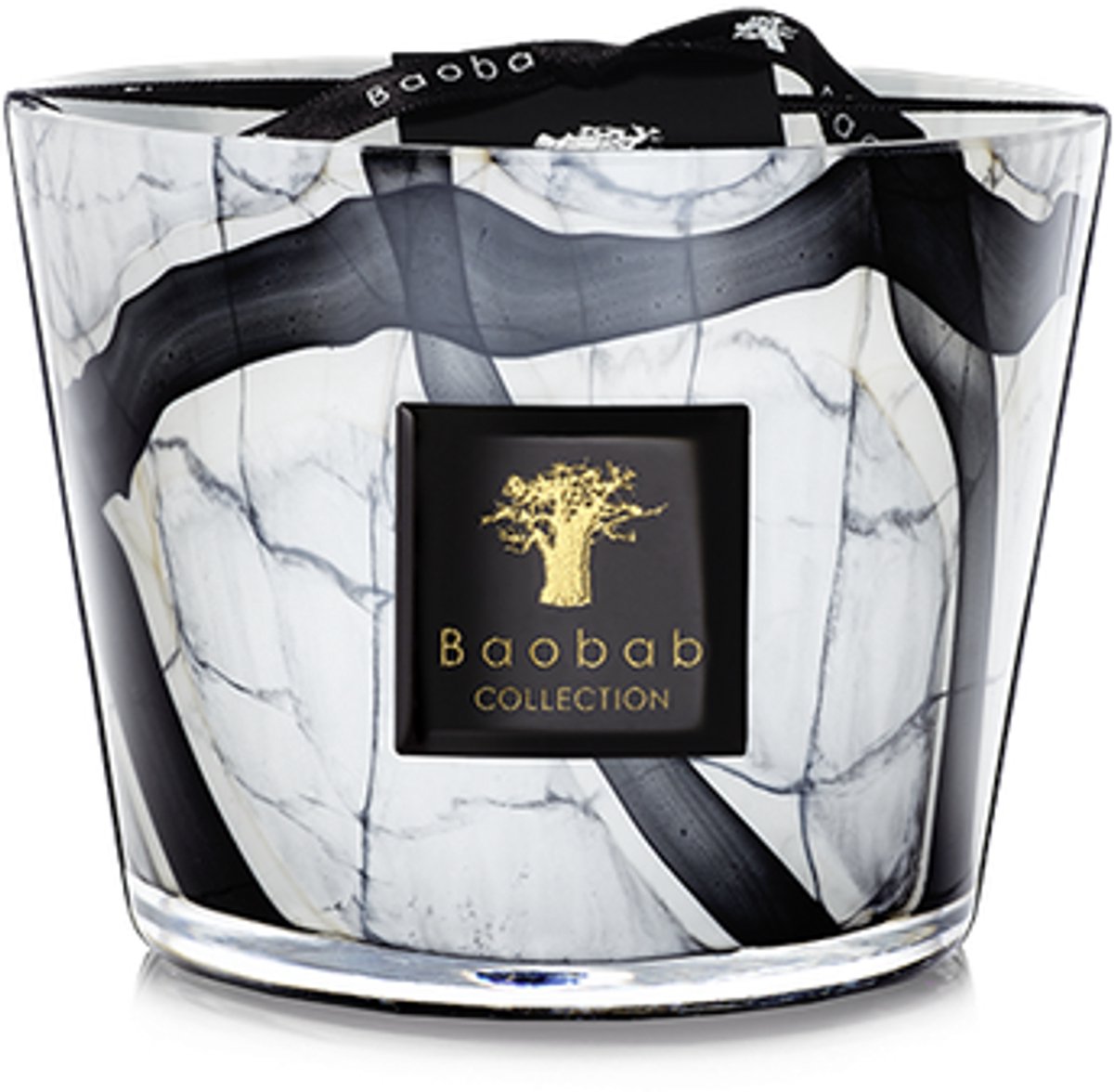 Baobab Collection Stones Marble - Geurkaars - Max 10 Zwart
