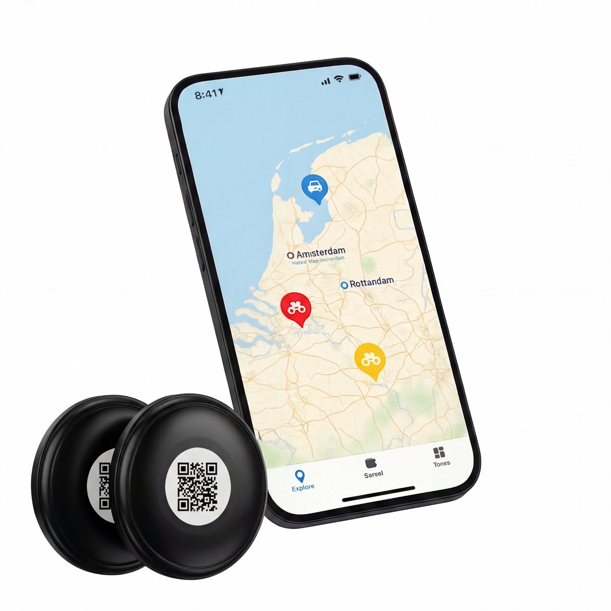 Oneproduct - GPS Tracker Auto - Magnetische Locatie Tracker - Set van 2
