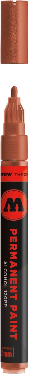 Molotow 120p marker markt 2 mm - permanent, sneldrogend