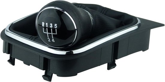 Zwart Schakelknop en Cuff Set voor VW Golf en Jetta - 5 Versnellingen Plug & Play van Merkloos — afbeelding 4