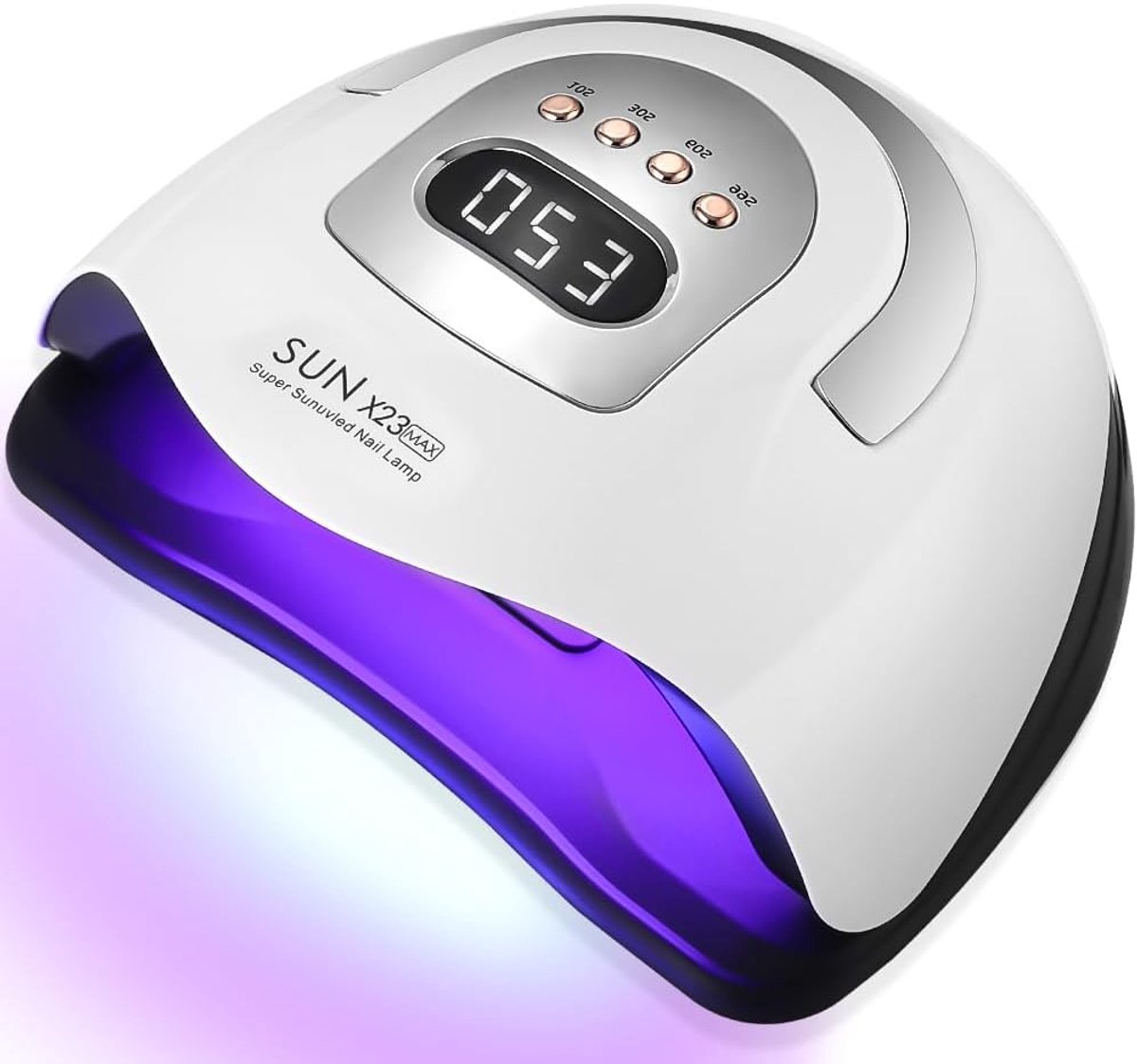 Professionele UV LED Nageldroger met 4 timers en Smart Sensor - 380W en 81 LEDs voor Gelnagels