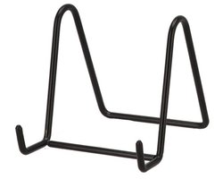 Tegelhouder metaal Zwart| zwart| Geschikt voor 1 tegeltje | Luxe Tegelhouder | Handgemaakt | Spreuktegel | Tegeltjes met Spreuken | Tegeltjeswijsheid | Tegeltje tekst | Tegeltjes standaard |Tegelstandaard | Houdertje | Tegelhoudertje