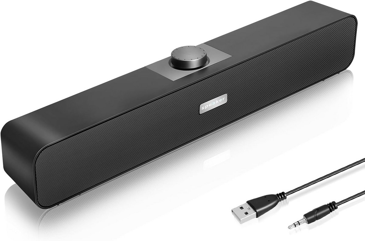 Bluetooth Desktop Luidsprekers met USB en AUX Aansluiting voor PC en Laptop
