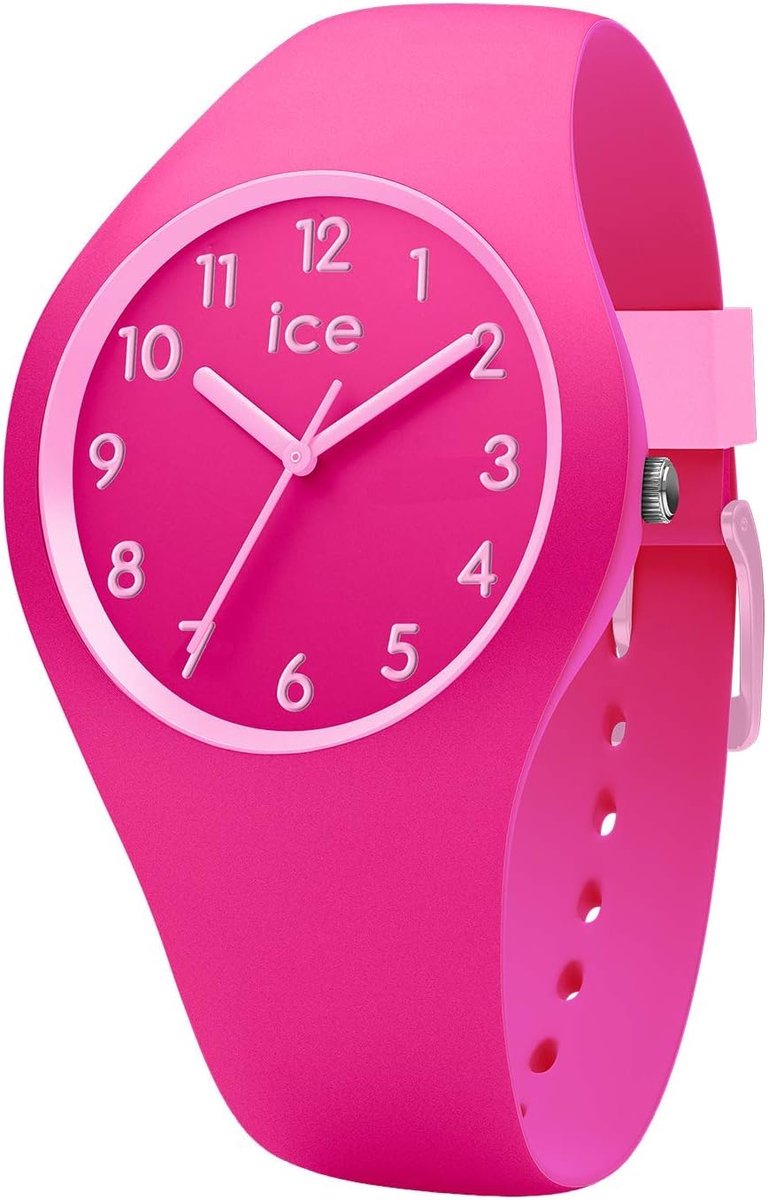 Roze meisjeshorloge met siliconen band voor kinderen - fairy tale design