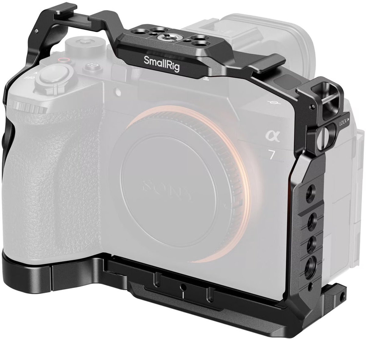SmallRig 6024 HawkLock Quick Release Cage for Sony Alpha 7 V / 7R V / 7 IV