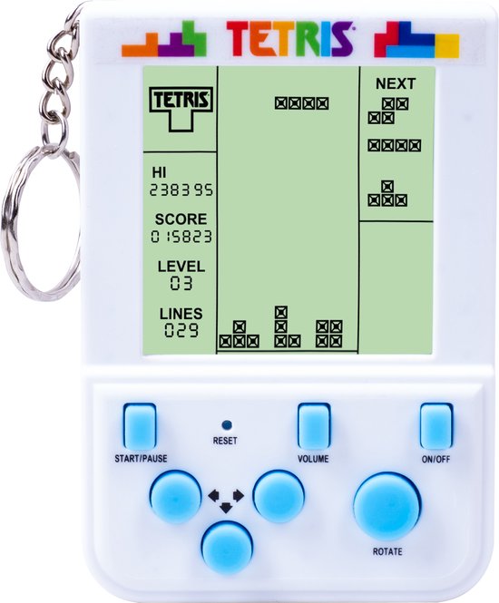 Tetris - retro gaming handheld (sleutelhanger)