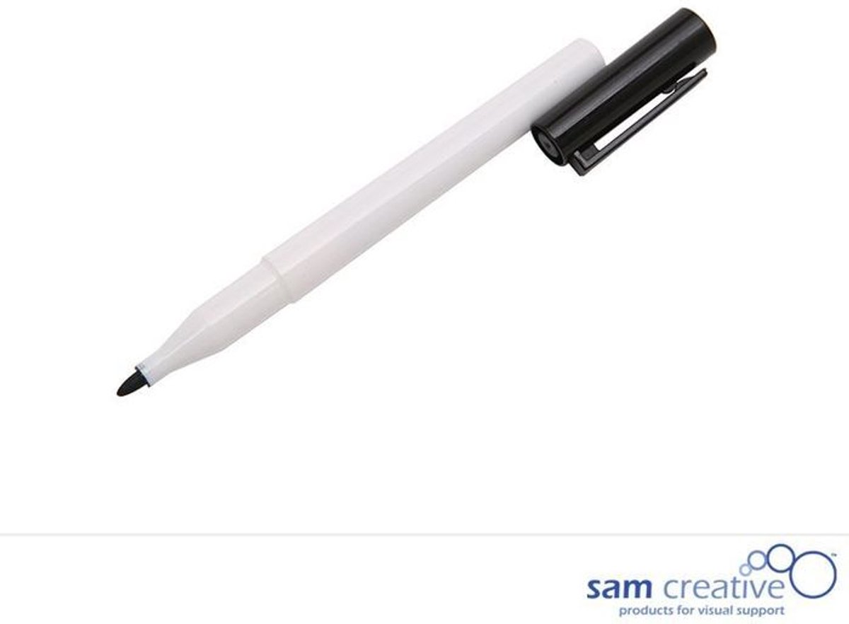 Sam Creative Whiteboardmarker - Klein - Zwart - Whiteboardstift - Whiteboard