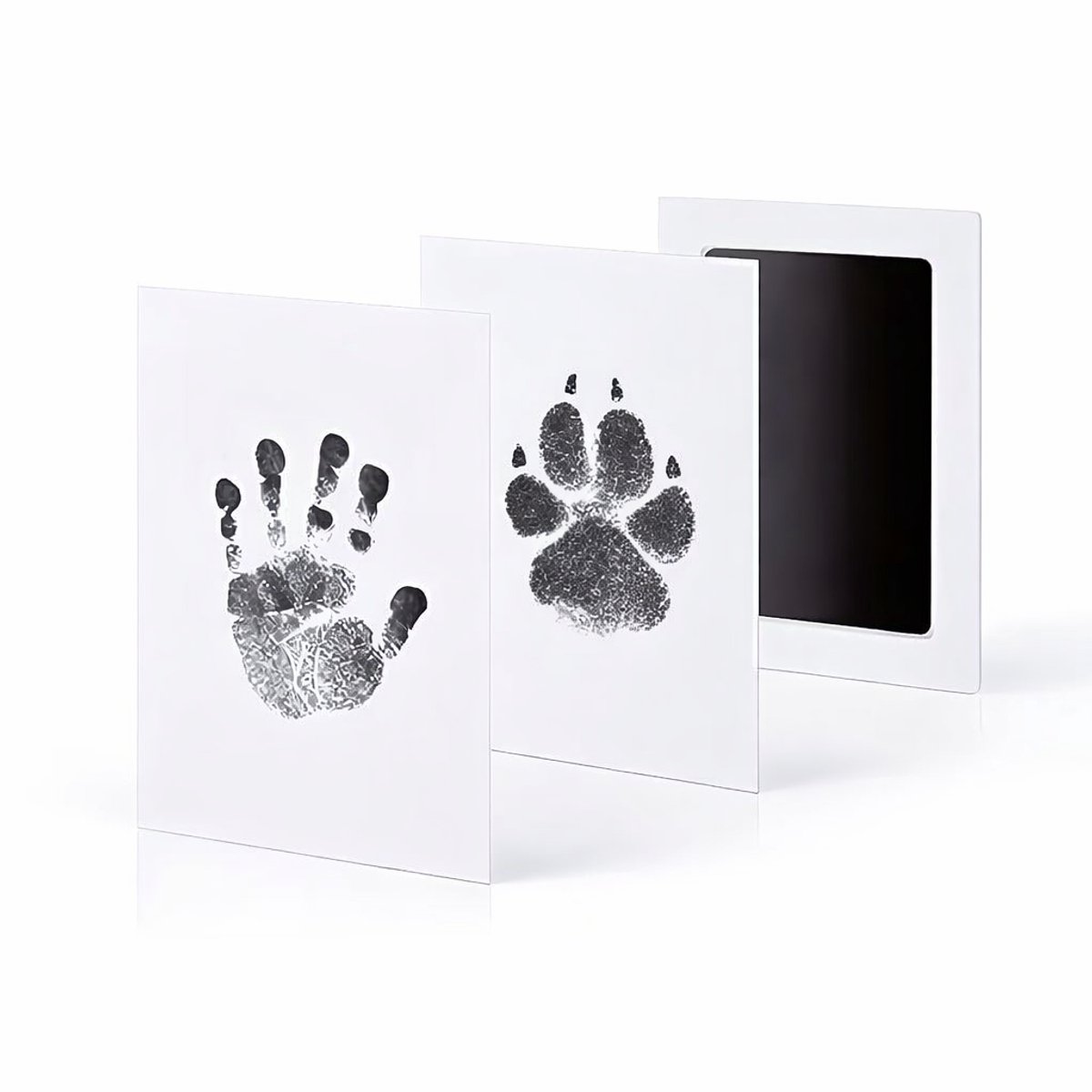 Honden- en Baby Pootafdrukset met Inktkussen – Afdrukset voor Huisdierpoot, Babyhand en Babyvoet – 5.8 x 9.4 cm – Veilig en Niet-Toxisch – Herinnering Souvenir Cadeau