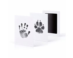 Honden- en Baby Pootafdrukset met Inktkussen – Afdrukset voor Huisdierpoot, Babyhand en Babyvoet – 5.8 x 9.4 cm – Veilig en Niet-Toxisch – Herinnering Souvenir Cadeau