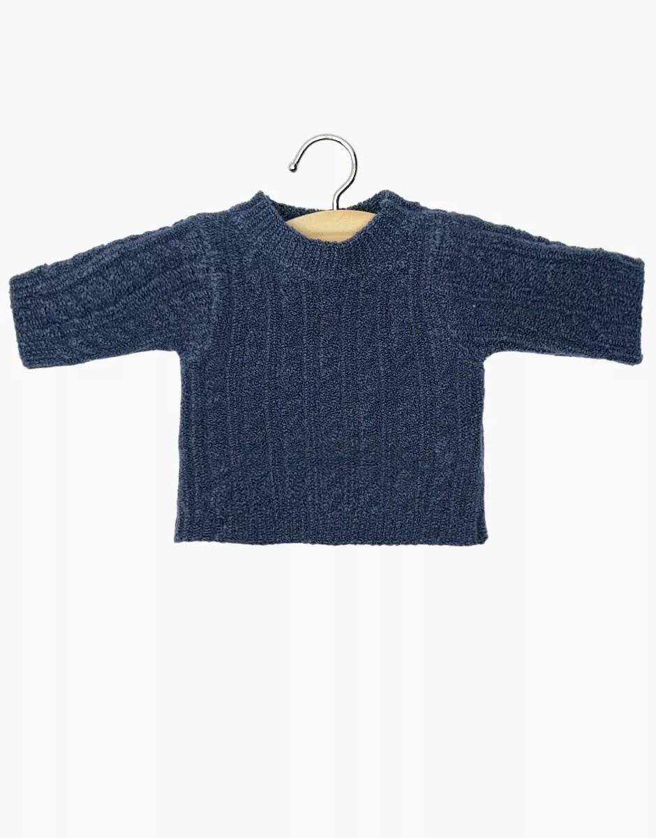 Minikane Poppenkleding Trui Julian Blauw 34 cm